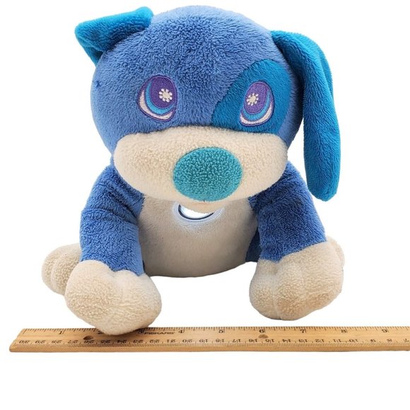 Flashlight‎ Friends Blue Puppy Dog Plush Stuffed Animal 8" Sleepover Toy Working - Picture 10 of 10